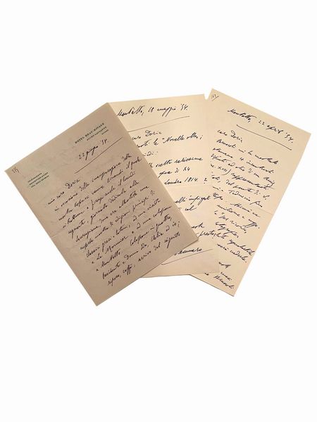 Gino [Biagio] Doria : Archivio personale  - Asta Libri, Autografi e Stampe - Associazione Nazionale - Case d'Asta italiane