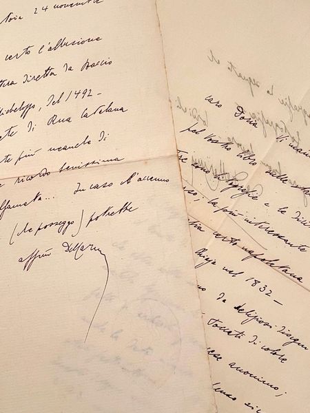 Gino [Biagio] Doria : Archivio personale  - Asta Libri, Autografi e Stampe - Associazione Nazionale - Case d'Asta italiane