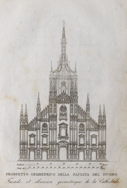 Duomo di Milano - Artaria, Ferdinando : Nuova descrizione del Duomo di Milano  - Asta Libri, Autografi e Stampe - Associazione Nazionale - Case d'Asta italiane