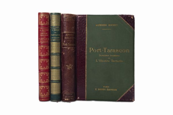 Daudet, Alphonse : Aventures prodigieuses de Tartarin de Tarascon  - Asta Libri, Autografi e Stampe - Associazione Nazionale - Case d'Asta italiane