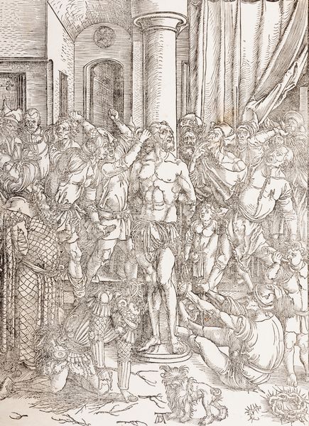 Durer, Albrecht : La flagellazione di Cristo  - Asta Libri, Autografi e Stampe - Associazione Nazionale - Case d'Asta italiane