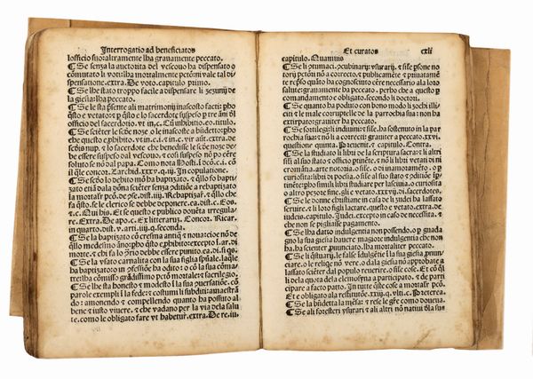 Incunabolo - Pacificus Novariensis : Sommola di pacifica coscienza  - Asta Libri, Autografi e Stampe - Associazione Nazionale - Case d'Asta italiane