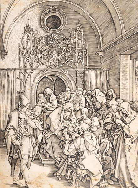 Raimondi, Marcantonio : Circoncisione di Gesù  - Asta Libri, Autografi e Stampe - Associazione Nazionale - Case d'Asta italiane