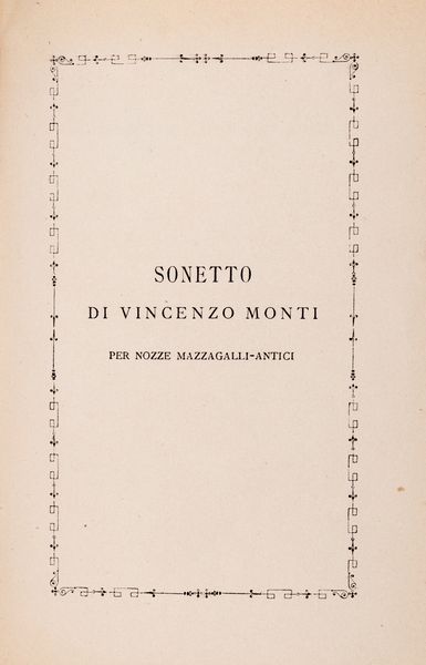 Monti, Vincenzo : Cajo Gracco. Tragedia di V.Monti  - Asta Libri, Autografi e Stampe - Associazione Nazionale - Case d'Asta italiane