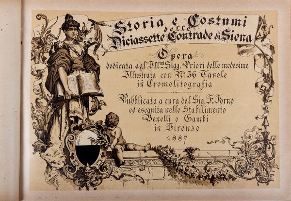 Storia e costumi delle Diciassette Contrade di Siena  - Asta Libri, Autografi e Stampe - Associazione Nazionale - Case d'Asta italiane