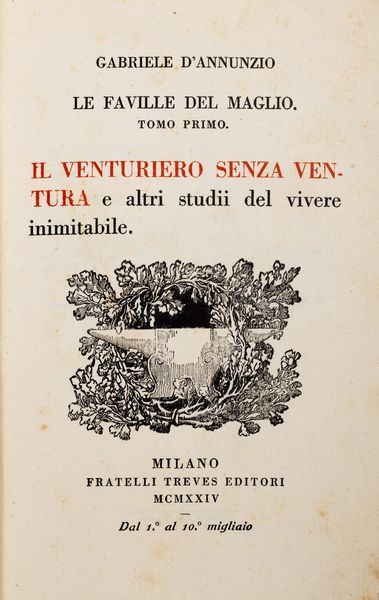 Gabriele D'Annunzio : Notturno  - Asta Libri, Autografi e Stampe - Associazione Nazionale - Case d'Asta italiane