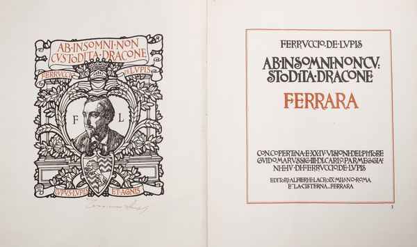 Ab insomni non custodita dracone  - Asta Libri, Autografi e Stampe - Associazione Nazionale - Case d'Asta italiane