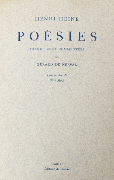Tallone, : I dolori del giovane werther  - Asta Libri, Autografi e Stampe - Associazione Nazionale - Case d'Asta italiane