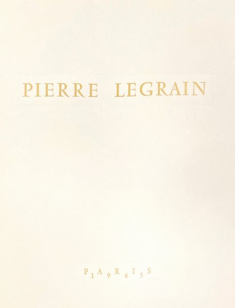 Pierre Legrain : Pierre Legrain, relieur : répertoire descriptif et bibliographique de mille deux cent trente-six reliures  - Asta Libri, Autografi e Stampe - Associazione Nazionale - Case d'Asta italiane