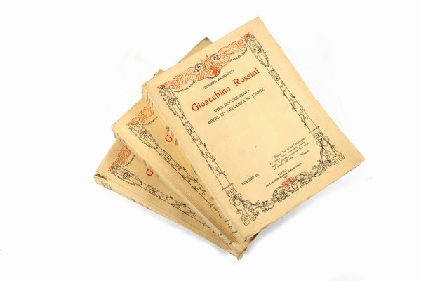 GIUSEPPE RADICIOTTI : Gioacchino Rossini  - Asta Libri, Autografi e Stampe - Associazione Nazionale - Case d'Asta italiane