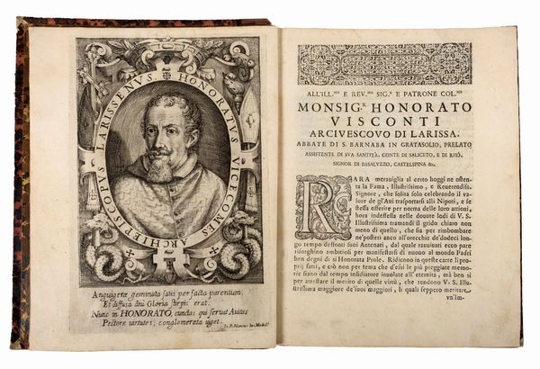Giovio, Paolo : Le vite de i dodeci Visconti che signoreggiarono Milano  - Asta Libri, Autografi e Stampe - Associazione Nazionale - Case d'Asta italiane