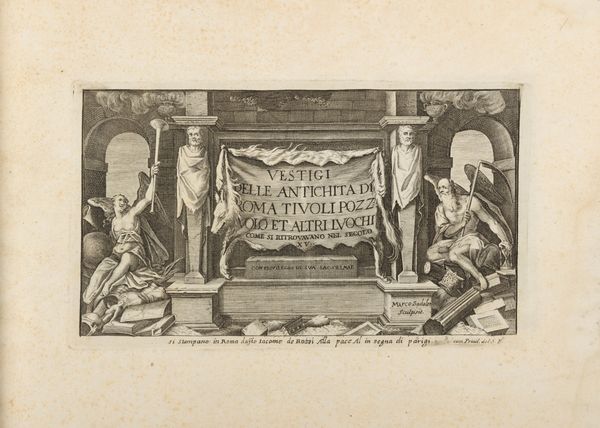 Marco Sadeler : Vestigi delle antichità di Roma Tivoli Pozzuolo et altri luochi come si ritrovavano nel sec XV  - Asta Libri, Autografi e Stampe - Associazione Nazionale - Case d'Asta italiane