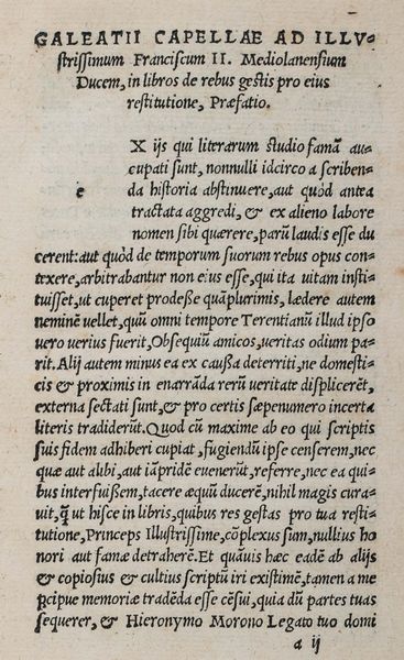 Capella, Galeazzo Flavio : De rebus Nuper in Italia gestis  - Asta Libri, Autografi e Stampe - Associazione Nazionale - Case d'Asta italiane