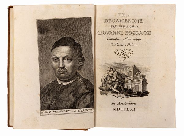 Boccaccio, Giovanni : Del Decamerone di Messer Giovanni Boccacci  - Asta Libri, Autografi e Stampe - Associazione Nazionale - Case d'Asta italiane