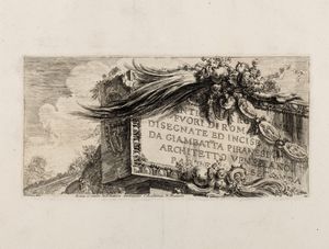 Piranesi, Giovanni Battista - Antichità Romane fuori di Roma disegnate ed incise da Giambatta Piranesi, Architetto Veneziano. Parte Seconda