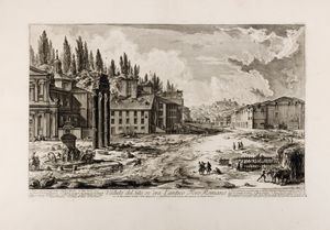 Piranesi, Giovanni Battista - Veduta del Sito ov'era l'antico Foro Romano