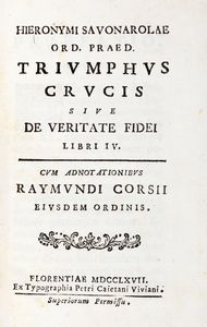 Savonarola, Girolamo - Triumphus Crucis sive De Veritate Fidei