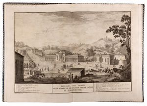 Bicchierai, Alessandro - Raccolta dei disegni delle fabbriche regie de' bagni di Montecatini nella Valdinievole