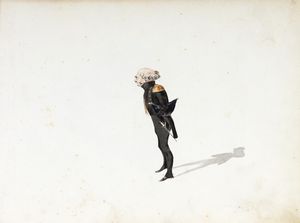 Album di disegni di scuola francese  - Asta Libri, Autografi e Stampe - Associazione Nazionale - Case d'Asta italiane