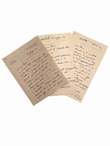 Gino [Biagio] Doria : Archivio personale  - Asta Libri, Autografi e Stampe - Associazione Nazionale - Case d'Asta italiane