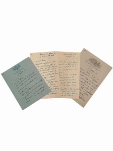 Gino [Biagio] Doria : Archivio personale  - Asta Libri, Autografi e Stampe - Associazione Nazionale - Case d'Asta italiane