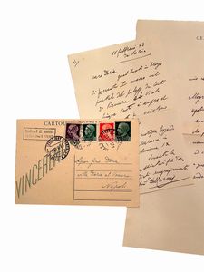 Gino [Biagio] Doria : Archivio personale  - Asta Libri, Autografi e Stampe - Associazione Nazionale - Case d'Asta italiane