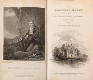 Scott, Walter : The Poetical Works..in ten volumes - Novels and Tales...in twelve volumes - Tales and Romances - Novels and Romancese...in seven volumes - Historical Romances of the Author of Waverley in six volumes  - Asta Libri, Autografi e Stampe - Associazione Nazionale - Case d'Asta italiane