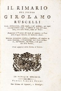 Ruscelli, Girolamo - Il Rimario