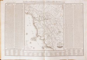 Attilio Zuccagni Orlandini - Atlante Geografico Fisico e Storico del Granducato di Toscana
