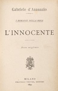 Gabriele D'Annunzio : Notturno  - Asta Libri, Autografi e Stampe - Associazione Nazionale - Case d'Asta italiane
