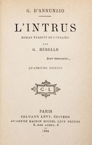 Gabriele D'Annunzio : Notturno  - Asta Libri, Autografi e Stampe - Associazione Nazionale - Case d'Asta italiane
