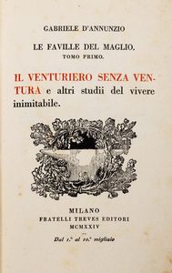 Gabriele D'Annunzio : Notturno  - Asta Libri, Autografi e Stampe - Associazione Nazionale - Case d'Asta italiane