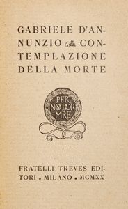 Gabriele D'Annunzio : Notturno  - Asta Libri, Autografi e Stampe - Associazione Nazionale - Case d'Asta italiane