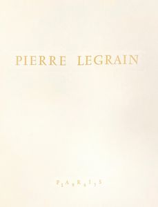 Pierre Legrain : Pierre Legrain, relieur : répertoire descriptif et bibliographique de mille deux cent trente-six reliures  - Asta Libri, Autografi e Stampe - Associazione Nazionale - Case d'Asta italiane