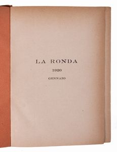 Rivista - La Ronda : La Ronda letteraria mensile  - Asta Libri, Autografi e Stampe - Associazione Nazionale - Case d'Asta italiane
