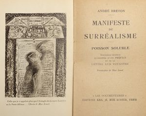 André Breton - Manifeste du Surréalisme poisson soluble