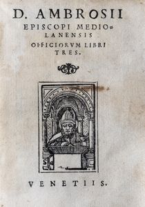 Ambrogio, Santo - Officiorum Libri Tres