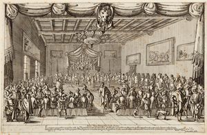 Stefano Della Bella - Il banchetto dei Piacevoli