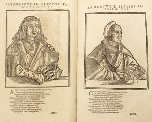 Nikolaus Reusner : Icones sive imagines Impp. Regum, Principum, Electorum et Ducum Saxoniae.  - Asta Libri, Autografi e Stampe - Associazione Nazionale - Case d'Asta italiane