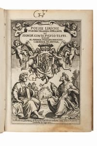 Fulvio Testi : Poesie liriche et Alcina tragedia opera nuova.  - Asta Libri, Autografi e Stampe - Associazione Nazionale - Case d'Asta italiane