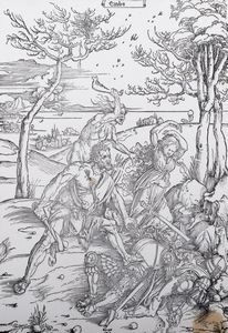 Durer, Albrecht - Ercole combatte i gemelli figli di Molione