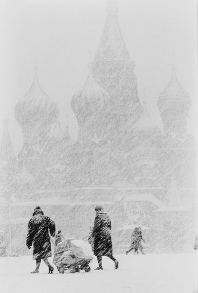 PIERGIORGIO BRANZI : Diario Moscovita - nevicata sulla piazza Rossa  - Asta Fotografia - Associazione Nazionale - Case d'Asta italiane