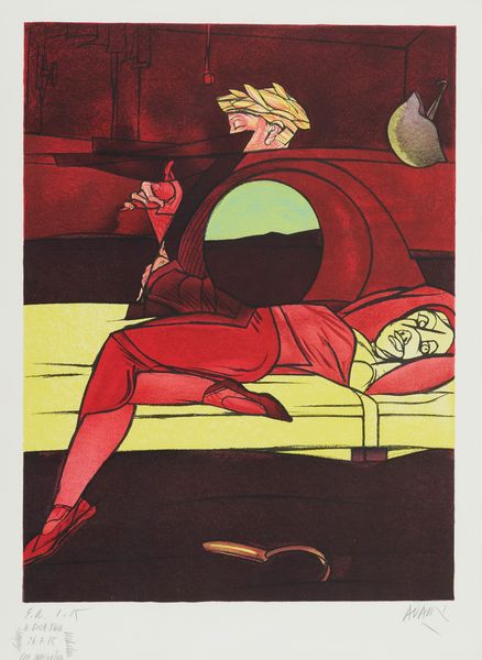 Valerio Adami : Senza titolo  - Asta Arte Moderna e Contemporanea - Associazione Nazionale - Case d'Asta italiane