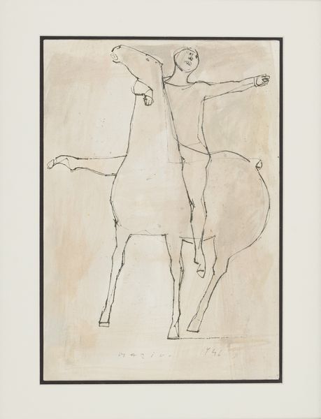 Marino Marini : Cavallo e cavaliere  - Asta Arte Moderna e Contemporanea - Associazione Nazionale - Case d'Asta italiane