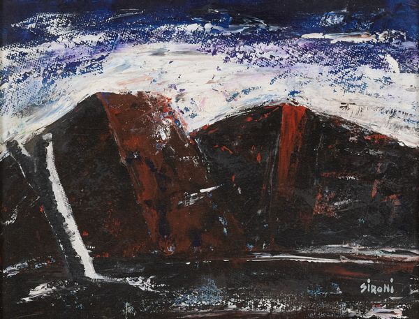 Mario Sironi : Montagne  - Asta Arte Moderna e Contemporanea - Associazione Nazionale - Case d'Asta italiane