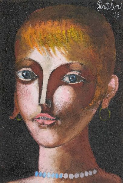 Franco Gentilini : Volto di donna  - Asta Arte Moderna e Contemporanea - Associazione Nazionale - Case d'Asta italiane