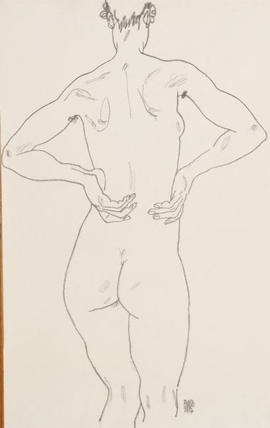 Egon Schiele : Weiblicher Ruckenakt  - Asta Arte Moderna e Contemporanea - Associazione Nazionale - Case d'Asta italiane