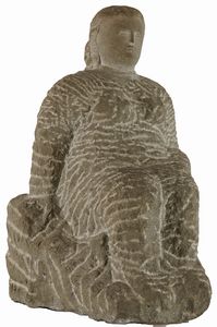 Venturino Venturi : Donna incinta  - Asta Arte Moderna e Contemporanea - Associazione Nazionale - Case d'Asta italiane