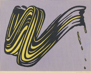 Roy Lichtenstein - Brushstroke