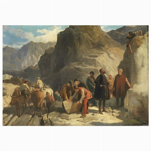 GATTI ANNIBALE : Annibale Gatti  - Asta ARCADE | DIPINTI DEL XIX E XX SECOLO - Associazione Nazionale - Case d'Asta italiane